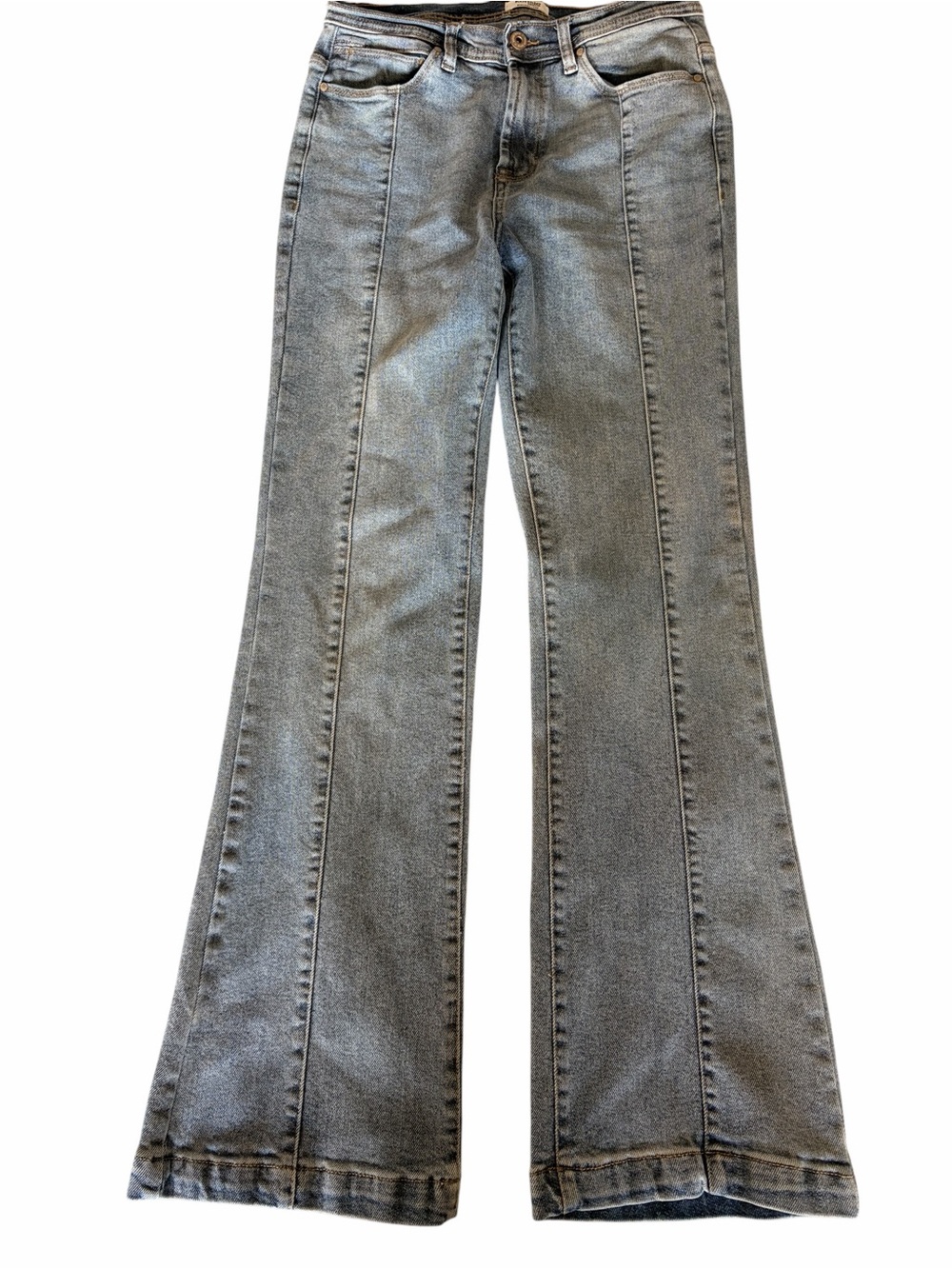 Kensie Light Wash Wide-Leg Jeans - Picture 3 of 5